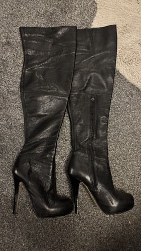 Topshop barley black leather - barley,
