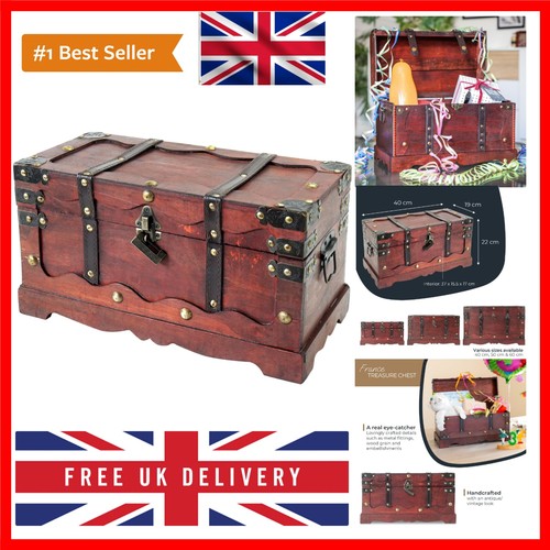 Wooden treasure chest large - wooden,
