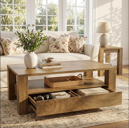 120cm rectangular coffee table - 120cm,