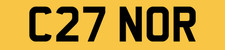 C27 NOR QUALITY 2 DIGIT RARE PRIVATE CAR REG NUMBER PLATE CONNOR CONS CON CONOR