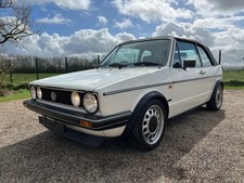  VOLKSWAGEN GOLF 1.8 CONVERTIBLE CABRIOLET * ORIGINAL 1987 WHITE SMALL BUMPER *