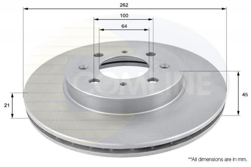 Front brake discs set braking - front,