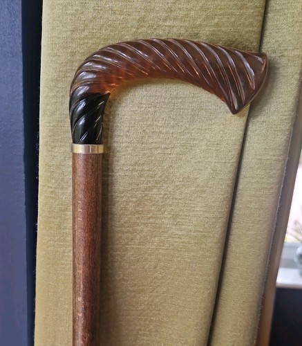 Antique vintage walking stick - vintage,