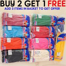 100 X Long Plain Balloons Latex Balons 260Q Twisting Modelling Long Balloons UK