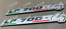 EMBLEMI BADGE LAMBORGHINI AVENTADOR LP 700-4 decorative adhesive 2 pcs