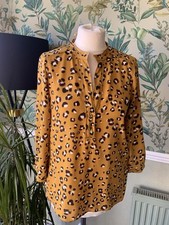 Zara Top Blouse M Mustard