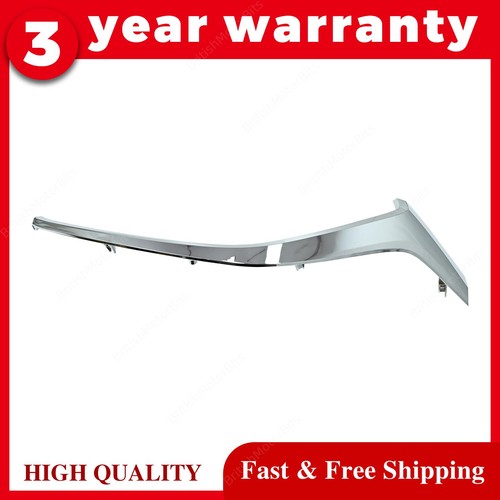 Front bumper moulding chrome - moulding,