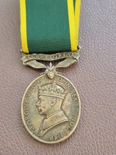 WW2 Territorial Army Efficiency Medal 3530528 PTE J PALMER RAOC