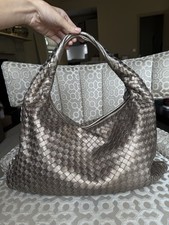 Bottega Veneta Intrecciato hobo shoulder bag in gold