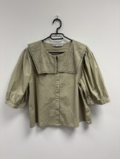 Zara Khaki Blouse XL