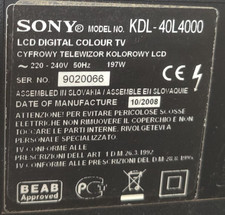 sony bravia 40 inch tv