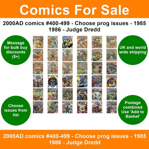 2000ad comics 400 499 - 2000ad, #400-499