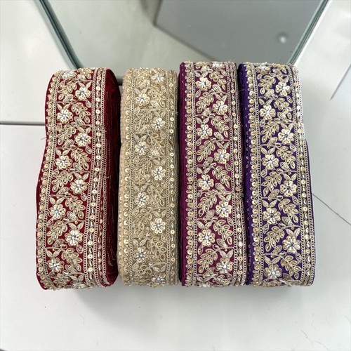 Indian silk lace - lace, gold