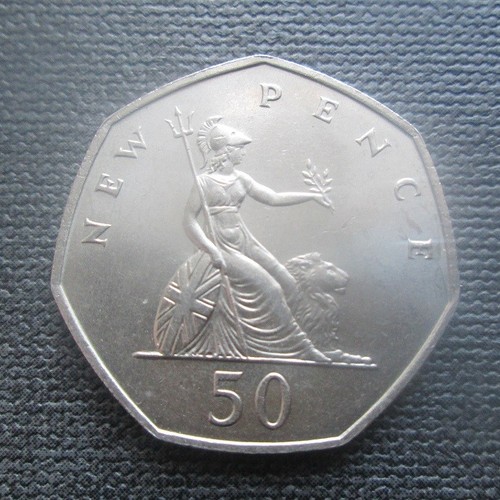 1969 britannia 50p - fifty, pence