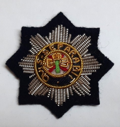 Irish guards hand embroidered - guards,