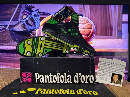 Vintage pantofola oro - pantofola, d'oro