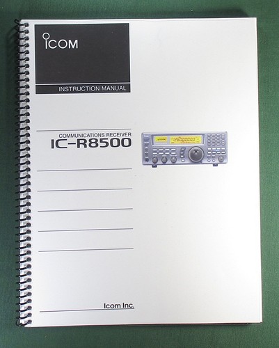 Icom r8500 instruction - icom,