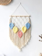Multicolor Leaf Macrame Wall