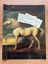 BRYAN FERRY MAMOUNA TOUR PROGRAMME - Oct 1994 - Plus Ticket Stubs & Postcards