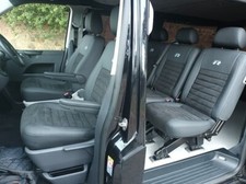 VW Volkswagen T5 T6 Transporter Kombi Shuttle - Alcantara Leather R Line seats