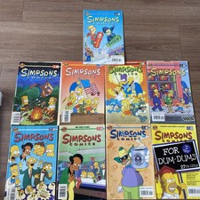 9 Simpsons Comics Magazines