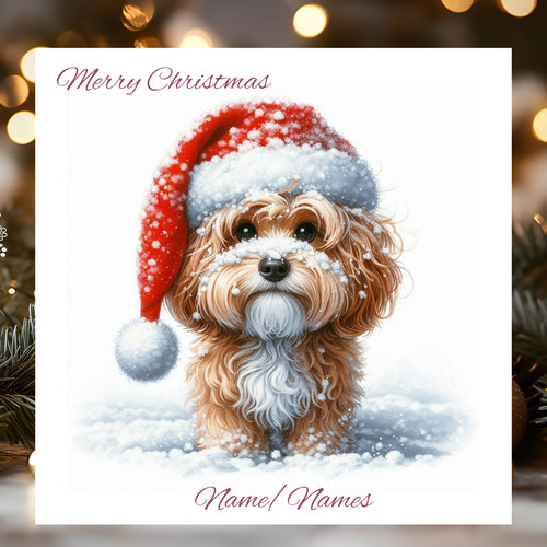 Personalised cockapoo with - personalised,