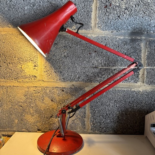 Vintage red anglepoise model - red,