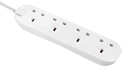 Four socket extension lead - socket, 1