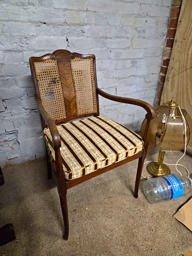 Edwardian antique cane back - antique,