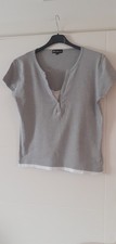 (Bag 10C).  ELLIE LOUISE grey Ladies top Size 16 chest 36"