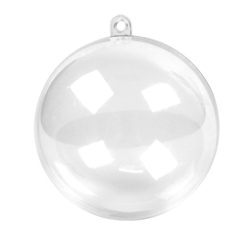 100x clear plastic balls - clear,