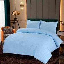 Seersucker luxury duvet cover - seersucker,