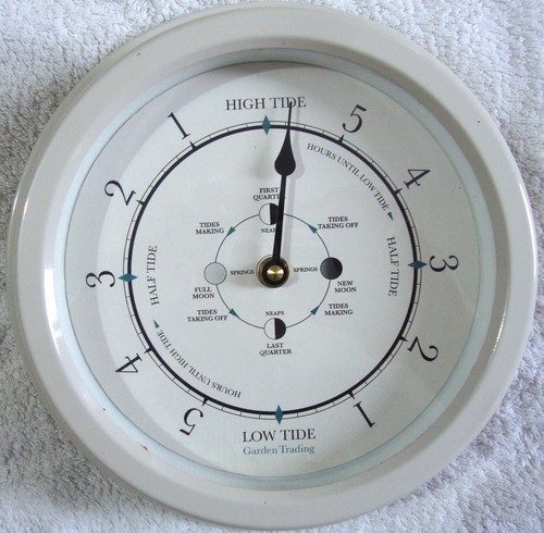 Nautical steel tide clock - tide,