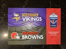 Minnesota Vikings vs Cleveland Browns NFL London Games 2025 Programme 05/10/2025