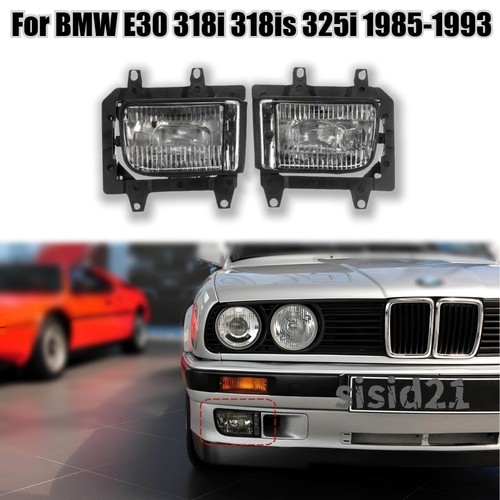 Pair clear front bumper fog - pair,