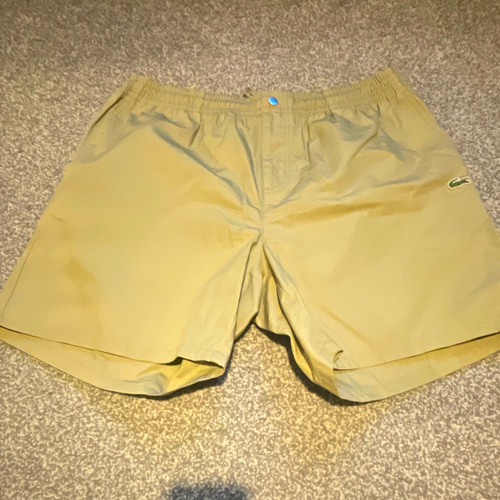 Lacoste men beige shorts - lacoste, men’s