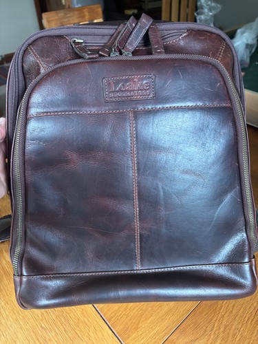 Loake leather backpack - leather,