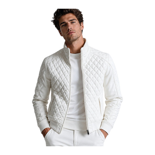 Men white lambskin - men's,