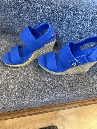 Calvin klein royal blue wedge - calvin,