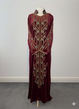 Kurdish Morocco Maxi Long Dress Size L Winter Abaya Kaftan Ramadan Eid