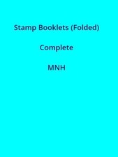 GB Complete MNH Booklets -