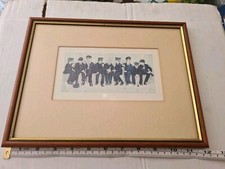 POLICE PRINT BY JEDD - NINE HALF PINTS OF THE LAW FRAMED 1980