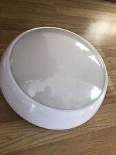 Light For Wall / Ceiling Click Ovia Indoor Round LED Bulkhead IP65 c/w Emergency