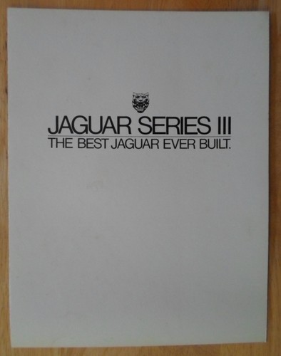Jaguar series iii orig 1980 - orig,