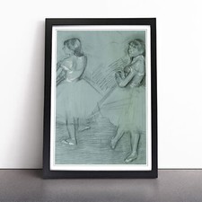 Edgar Degas Two Dancers Sketch