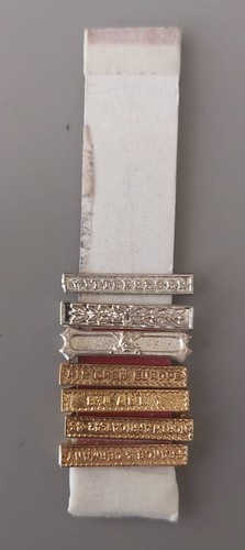 Miniature medal clasps - miniature,