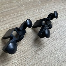 2 x LEGO Black Train Buffer Beam 4022