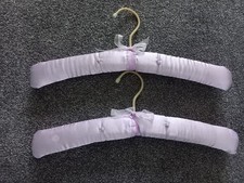 Set two lilac satin covered - two,