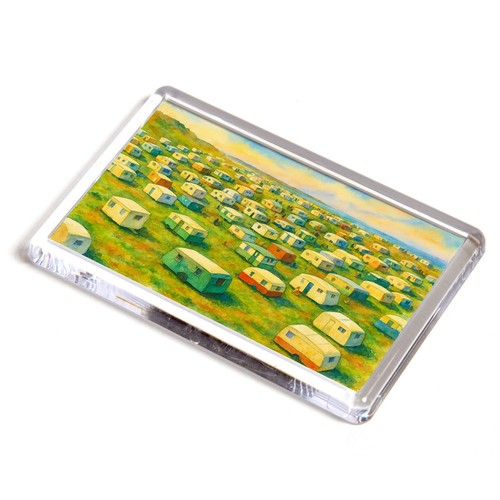 Fridge magnet the caravan - fridge,