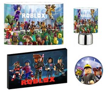 ROBLOX CEILING SHADE, TOUCH LAMP, WALL ART, CLOCK or BUNDLE